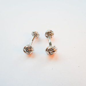 Silver Knot Cufflinks